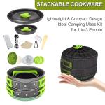 20-Piece Outdoor Cooking Set for Camping & Picnics