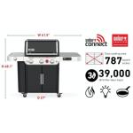 Genesis Smart EX-335 Black Propane Grill