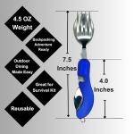 Stainless Steel Camping Cutlery and Utensil Set