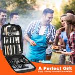 aiGear 27-Piece Portable Camping Cooking Utensil Set