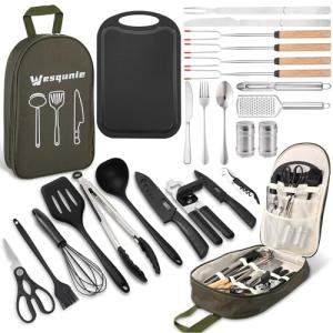 25-Piece Camping Cooking Utensil Set