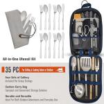 BOMKI Outdoor Grilling and Camping Utensil Set
