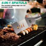 Heavy-Duty Stainless Steel BBQ Grill Tools Set