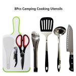 Portable BBQ Utensil Organizer Travel Set
