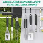 Heavy-Duty Stainless Steel BBQ Grill Tools Set
