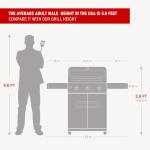 Monument 3-Burner Stainless Steel Propane Grill