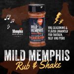 Memphis BBQ Rub & Shake Seasoning, 5.6oz