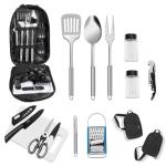 12-Piece Outdoor Cooking Utensil Set for Grilling