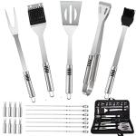 20-Piece Stainless Steel BBQ Tool Set