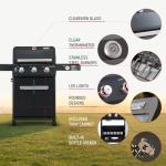 Monument 3-Burner Stainless Steel Propane Grill