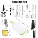 AOFUXTI Portable Camping Cooking Utensils Set