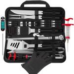 26-Piece BBQ Accessories Set with Heavy Duty Tools
