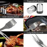 26-Piece BBQ Accessories Set with Heavy Duty Tools