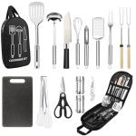 Stainless Steel Camping Grill Tools Set