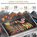 Electactic Heavy-Duty 4-Burner Gas Grill