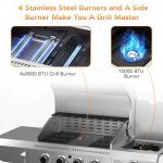 Electactic Heavy-Duty 4-Burner Gas Grill