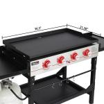 Royal Gourmet Propane Gas Griddle with Side Shelves