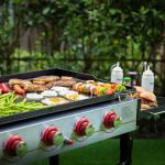 Royal Gourmet Propane Gas Griddle with Side Shelves
