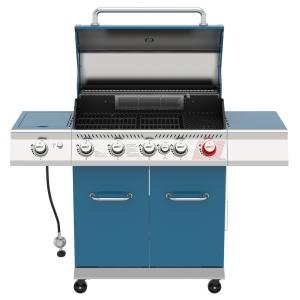 Royal Gourmet 5-Burner Gas Grill - Blue
