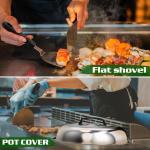 120-Piece Griddle Accessories Kit with Dome & Press