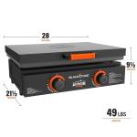 Blackstone 2-Burner 22" Propane Griddle - Black