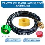 Weber 6-Foot Adapter Hose for Traveler Grills