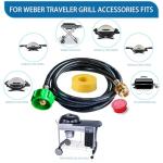 Weber 6-Foot Adapter Hose for Traveler Grills