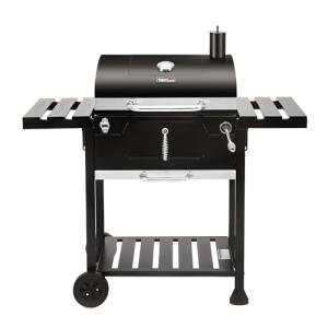 Royal Gourmet 24-Inch Portable Charcoal Grill with Side Tables