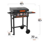 22-Inch Blackstone Griddle with Hood and Stand