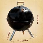 12-Inch Portable Charcoal Grill for Tailgating