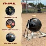 12-Inch Portable Charcoal Grill for Tailgating