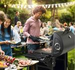 Devoko Charcoal BBQ Grill with Wheels and Racks