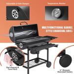 Devoko Charcoal BBQ Grill with Wheels and Racks