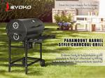 Devoko Charcoal BBQ Grill with Wheels and Racks