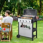 HUGROVE 4-Burner Propane Gas BBQ Grill