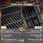 Sophia & William 4-Burner Stainless Steel BBQ Grill