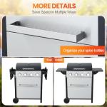 HUGROVE 4-Burner Propane Gas BBQ Grill