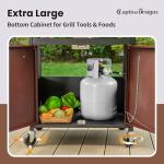 4-Burner Propane Gas BBQ Grill with Side Burner