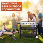 Hykolity 4-Burner Flat Top Gas Griddle