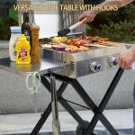 Onlyfire 2-Burner Portable Gas Grill with Cart