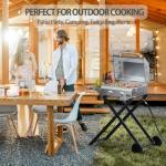Onlyfire 2-Burner Portable Gas Grill with Cart