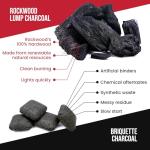 Rockwood Lump Charcoal - 60 lbs of Quality