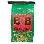 B&B Charcoal Signature Hickory Lump Charcoal, 8 lbs