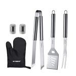 GYBER 6-Piece Stainless Steel BBQ Tool Set