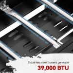 Royal Gourmet 28-Inch 3-Burner Propane Griddle