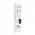 GYBER 6-Piece Stainless Steel BBQ Tool Set