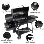 Large Charcoal Grill and Smoker for Outdoor Fun
