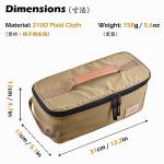 TRIWONDER Portable BBQ Utensils Storage Bag