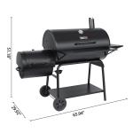 Large Charcoal Grill and Smoker for Outdoor Fun