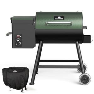 DAMNISS Electric Wood Pellet Smoker Grill with Cover